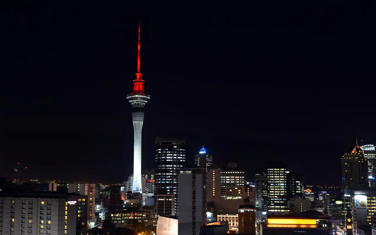 Visit the Sky Tower in Auckland: Enjoy Panoramic Views Over New Zealand's Largest City