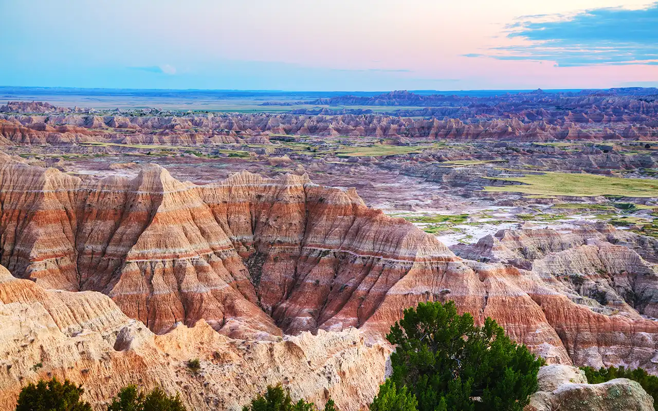 Dramatic Landscapes of Badlands National Park