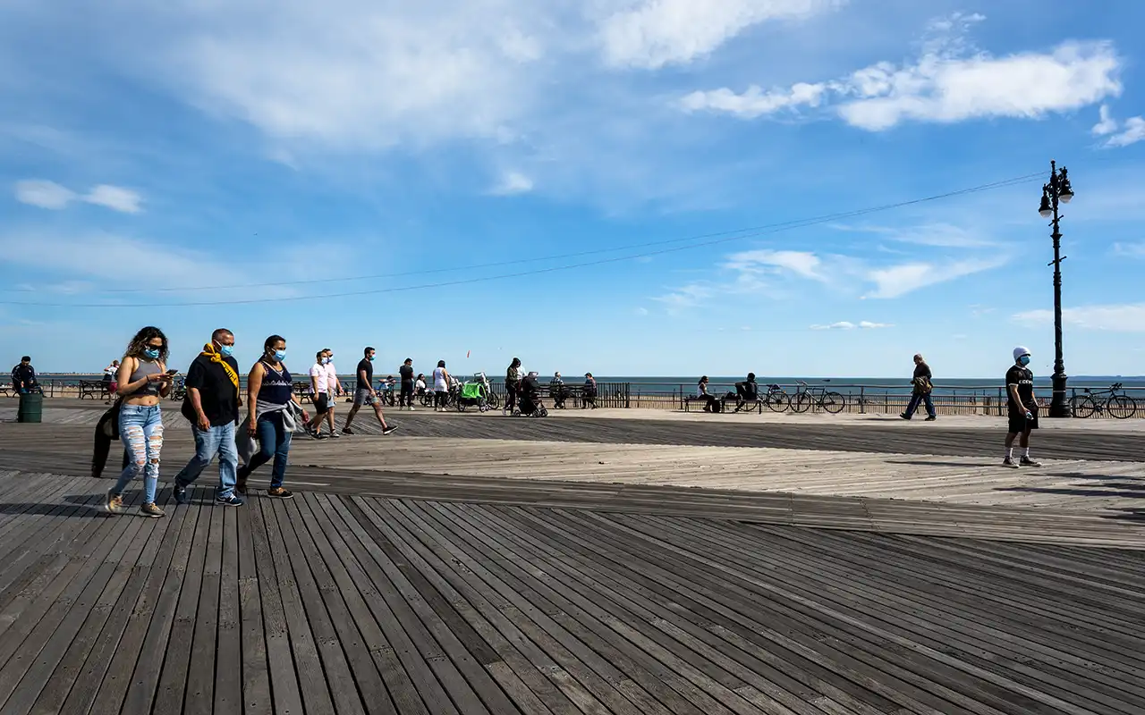 Summer Days at Brighton Beach