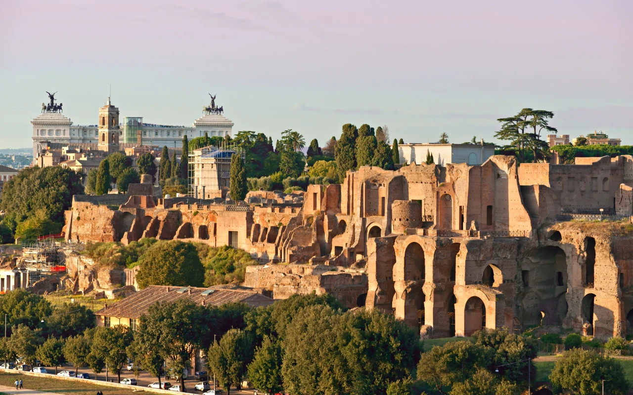 Circus Maximus, a historic Roman chariot racing stadium and entertainment venue