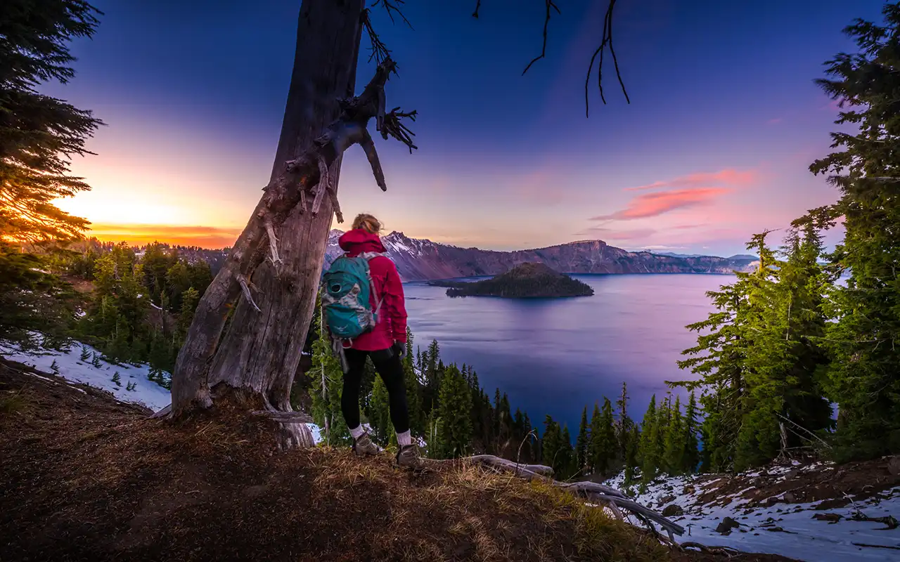 Tranquil Reflections at Crater Lake National Park