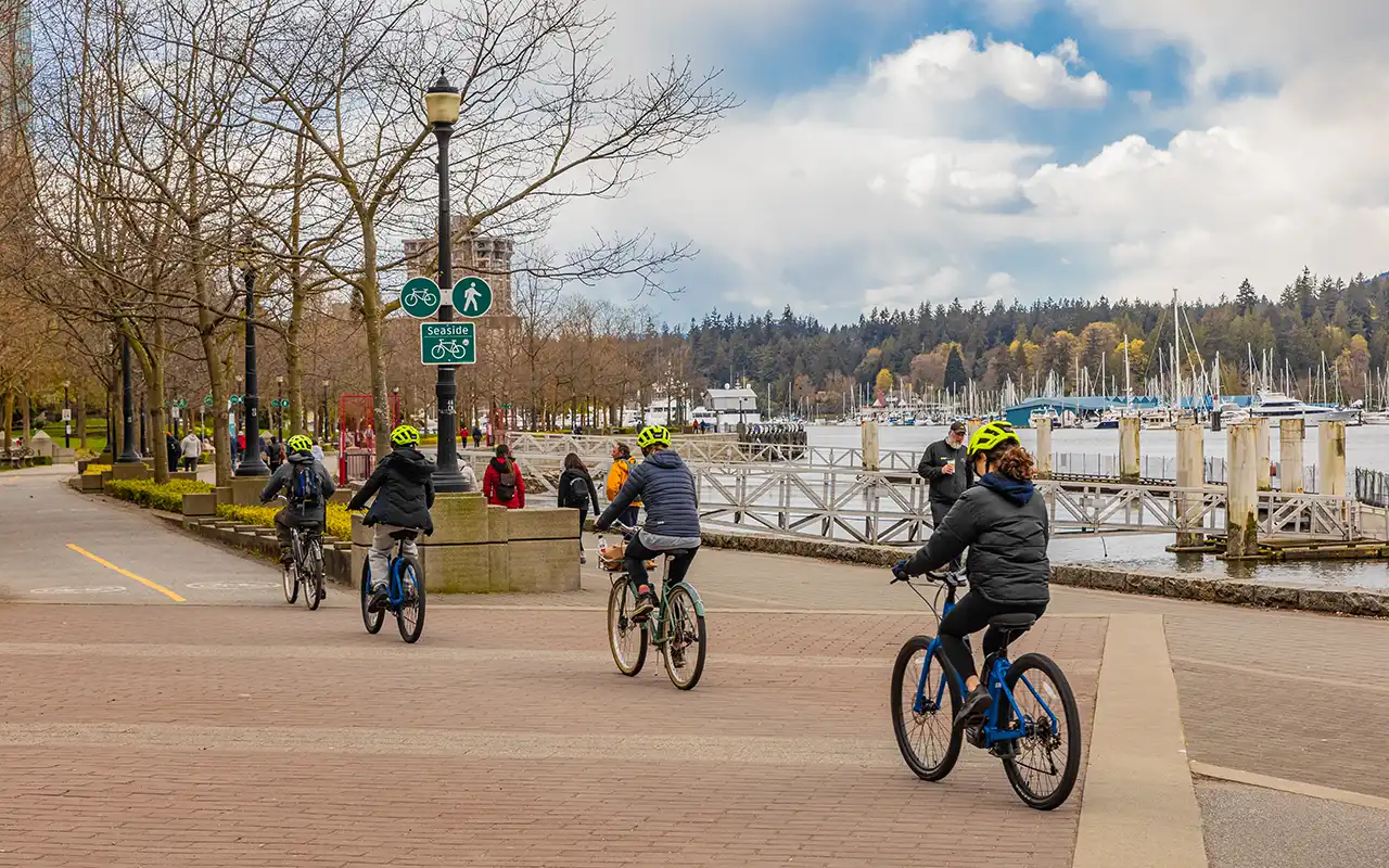 Leisurely Bike Ride Around Vancouver