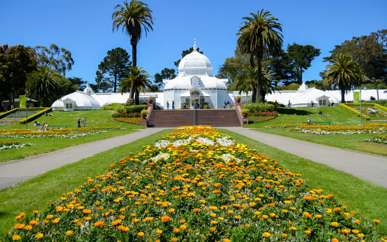 Golden Gate Park with lush greenery and beautiful landscape