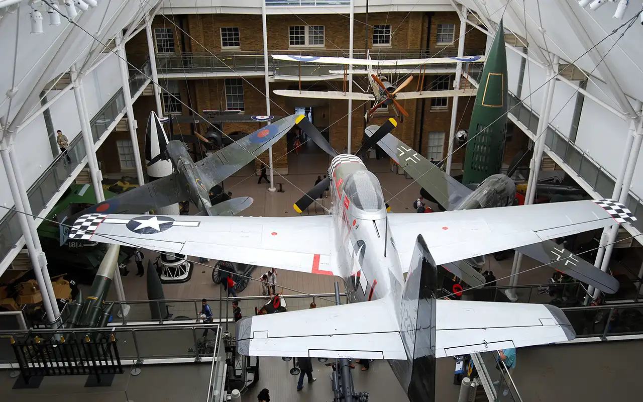 War History Exhibits at The Imperial War Museum, London