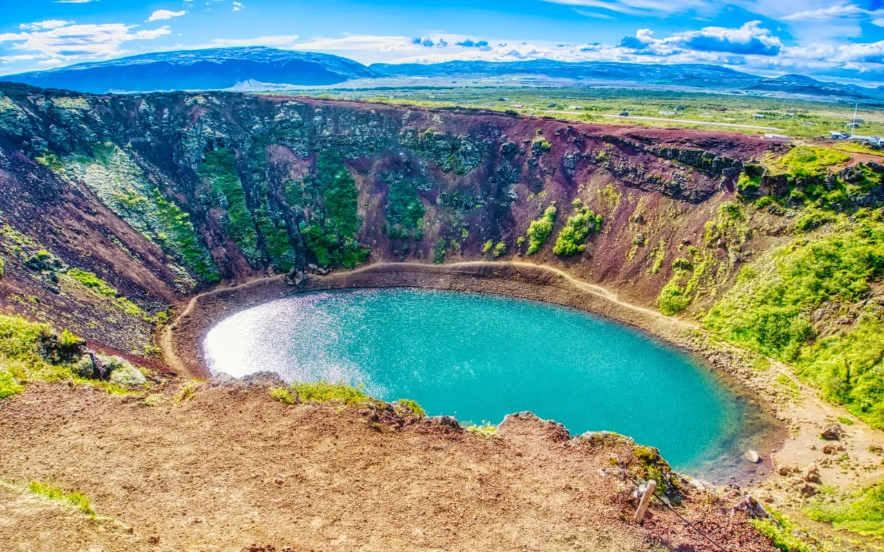 Visit the Kerid Crater Lake: A Volcanic Marvel in Iceland