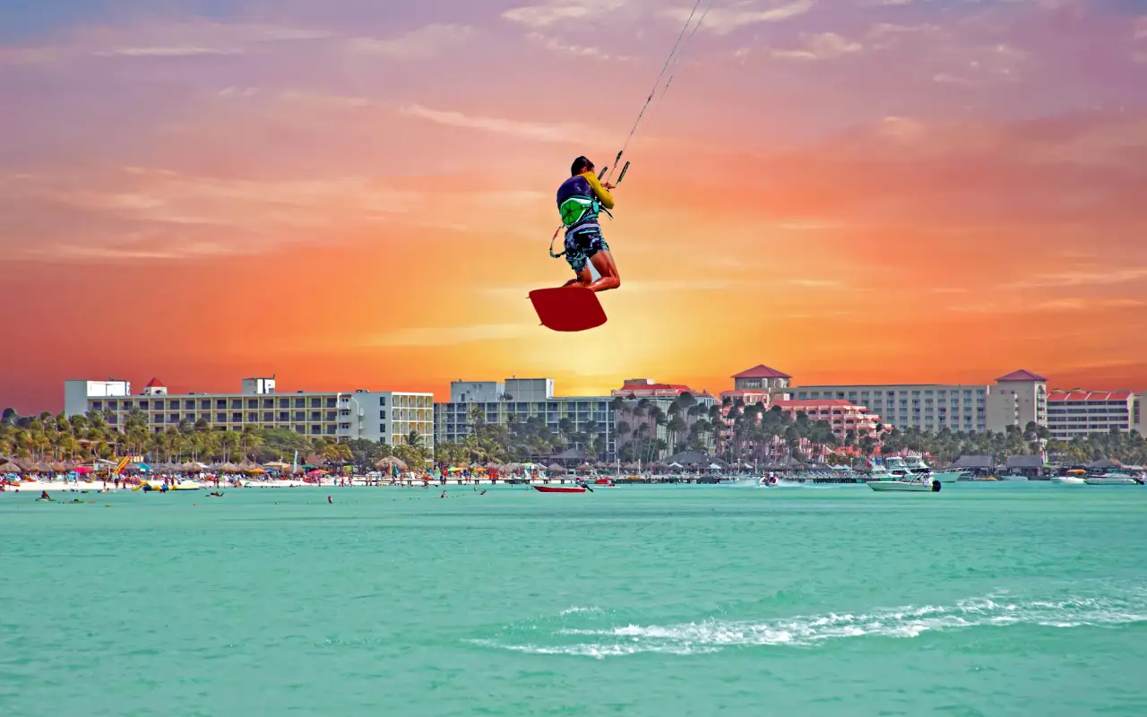 Go Kite Surfing: Experience Thrills on Aruba's Windswept Shores