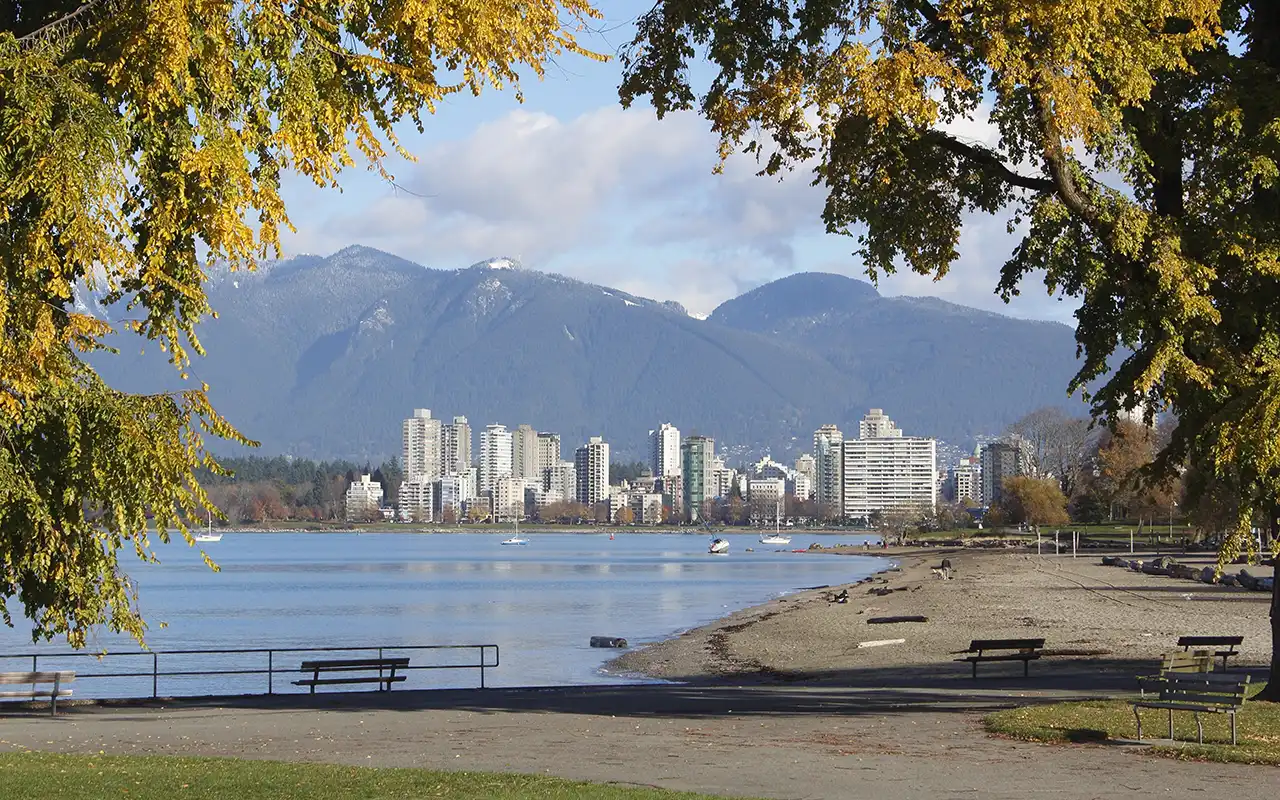 Sunny Day at Kitsilano Beach, Vancouver