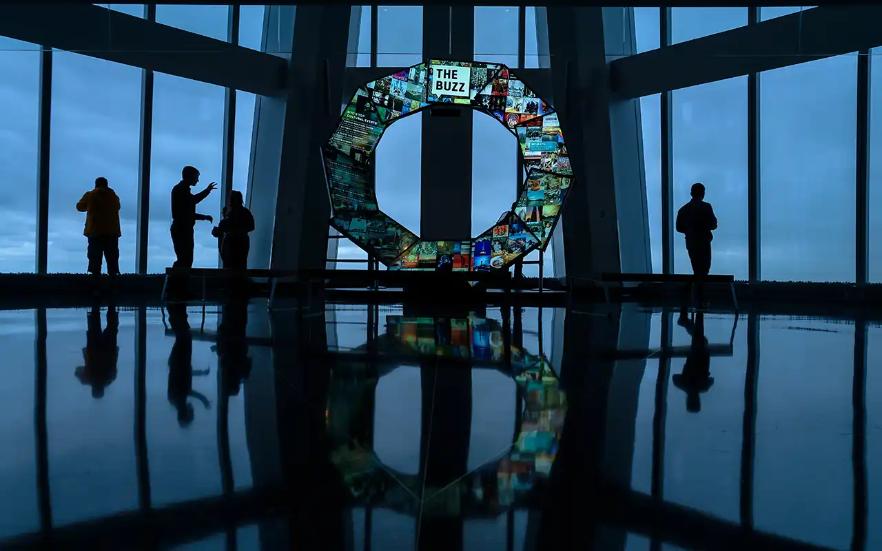 Skyline Panorama from The One World Observatory