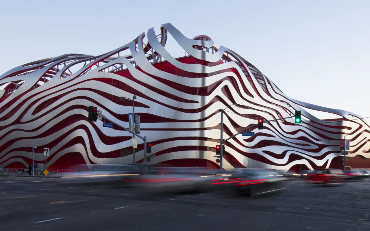 Exterior view of Peterson Automotive Museum