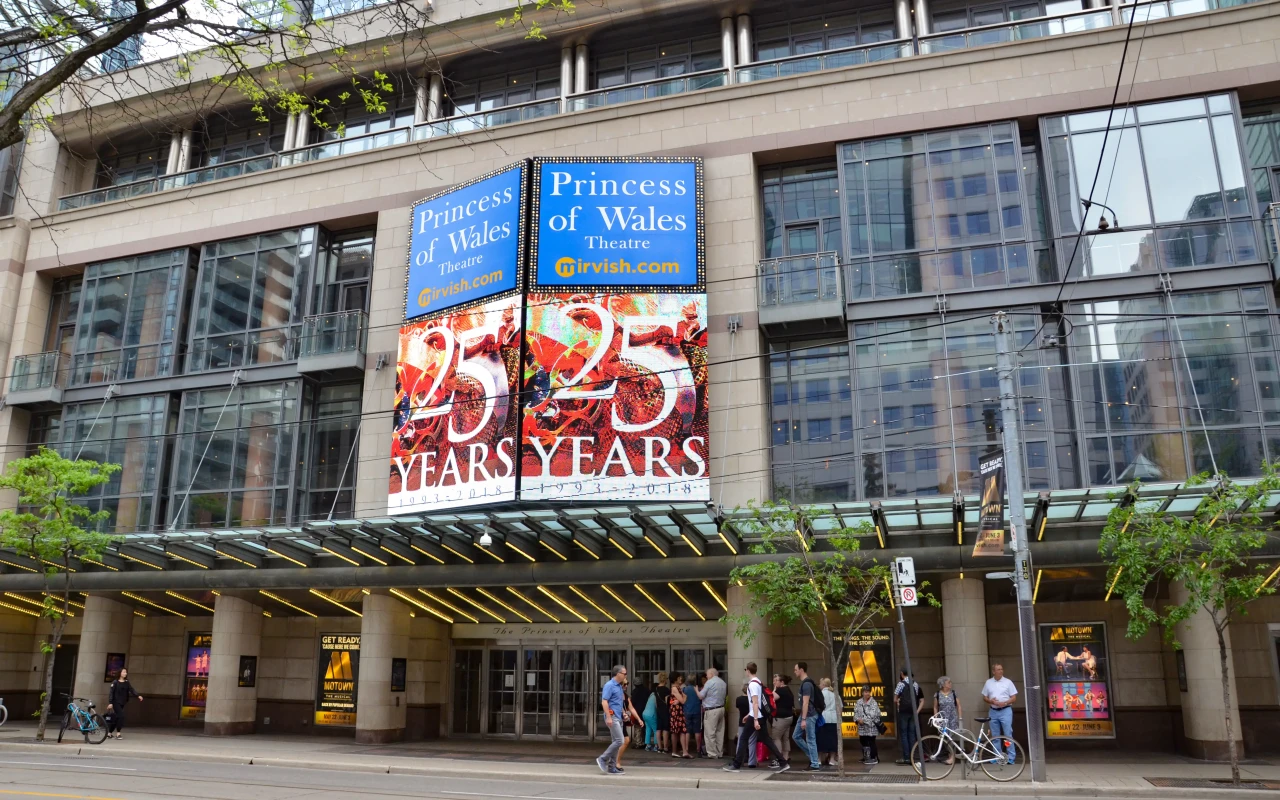 Image of the Princess of Wales Theatre in downtown Toronto