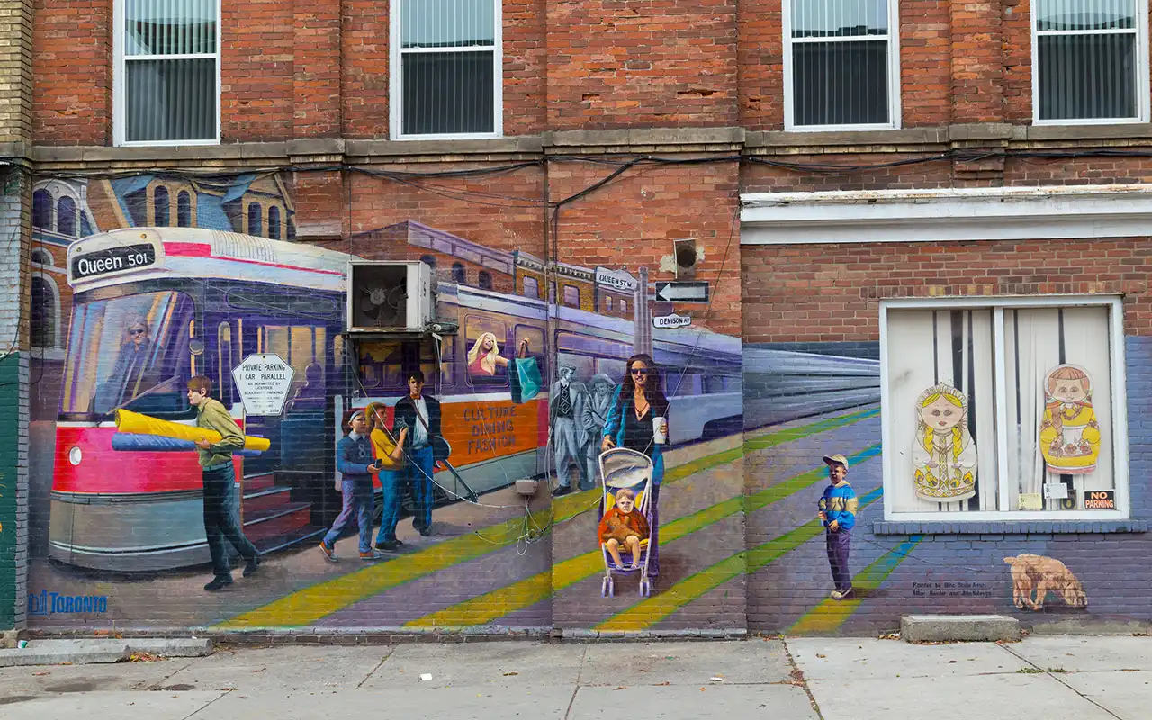 Vibrant Art and Creativity in the Queen West Art and Design District
