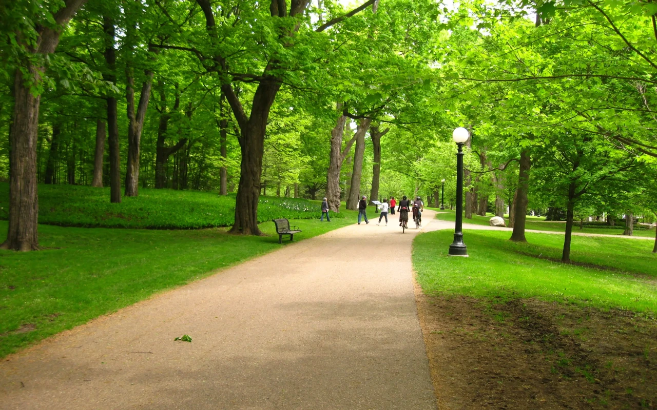 Beautiful landscape view of Rideau Hall, the official residence of the Governor General of Canada