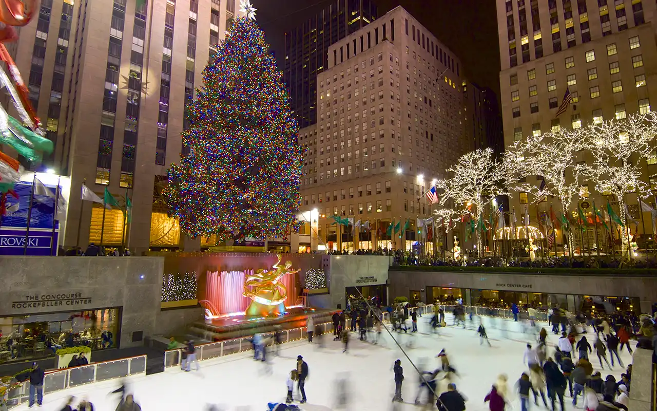 Glistening Christmas at The Rockefeller Center