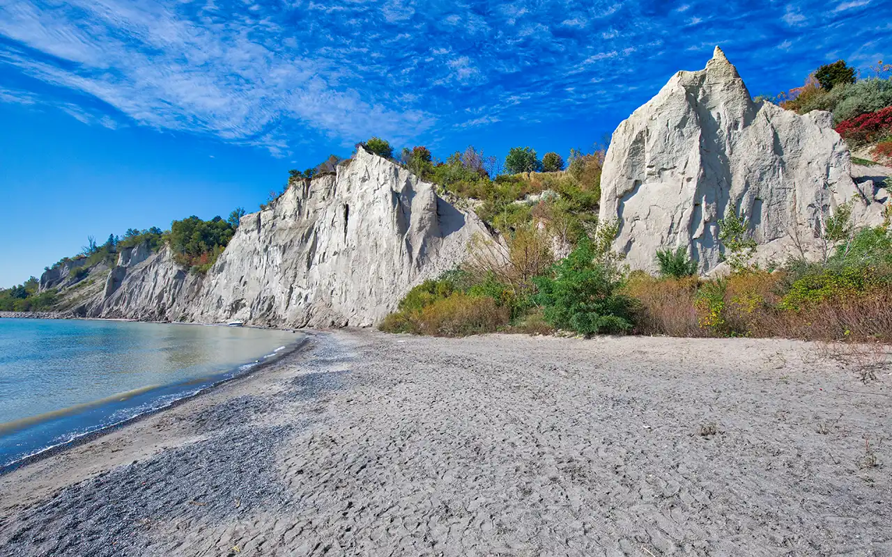 Stunning Cliffs and Waters of The Scarborough Bluffs