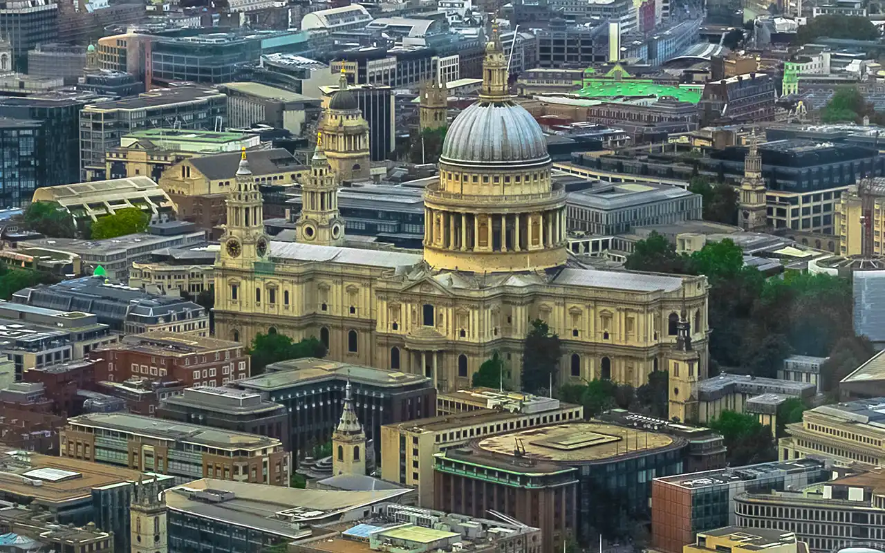Baroque Architecture of St. Paul's Cathedral, London