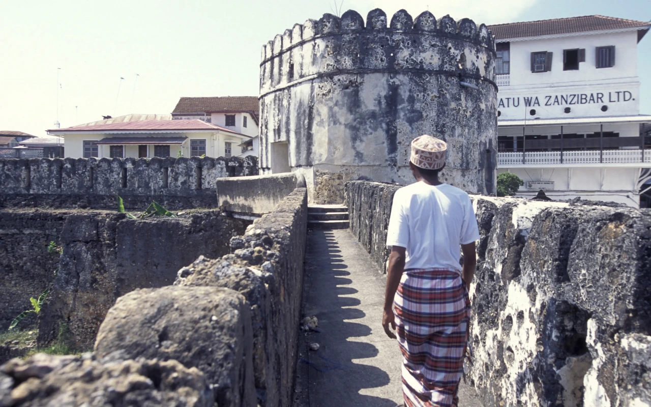 Scenic view of the historic Stone Town in Zanzibar