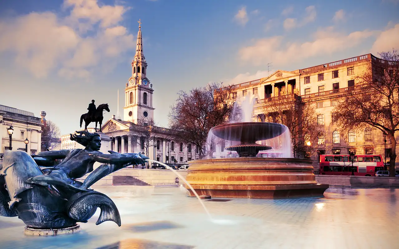 Historic Monument at Trafalgar Square