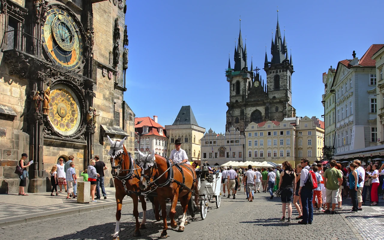 Image of the location of the Prague Astronomical Clock