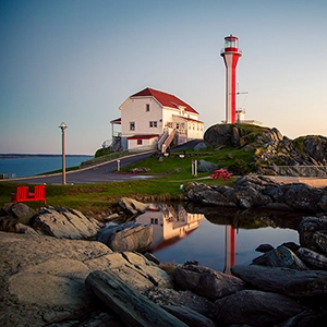 Coastal Views at Cape Forchu Lighthouse