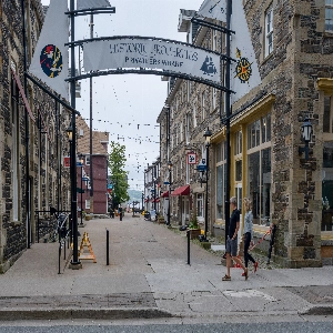 A beautiful view of Halifax historic properties, showcasing the preserved architecture and heritage buildings