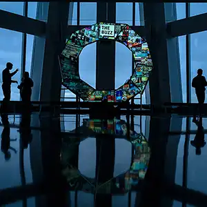 Skyline Panorama from The One World Observatory