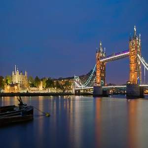 Iconic View of the Tower Bridge in London
