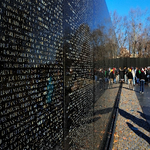 Image of the Vietnam Veterans Memorial in Washington D.C.