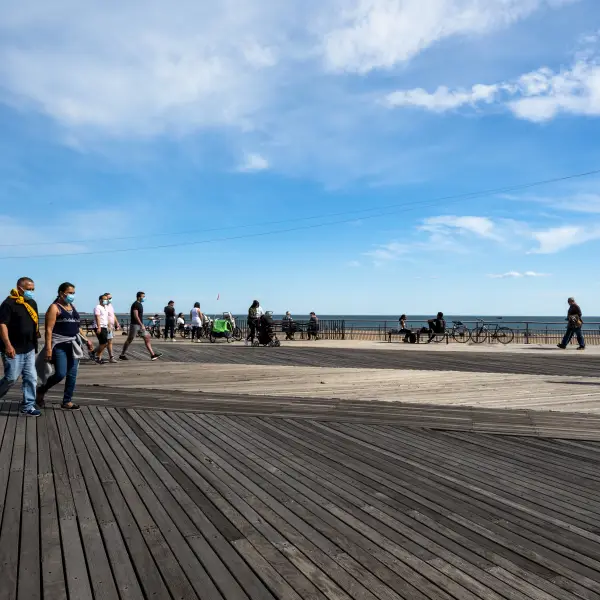 Summer Days at Brighton Beach