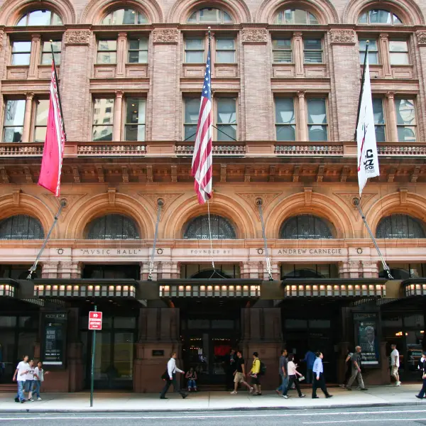 Carnegie Hall, a famous concert venue in New York City