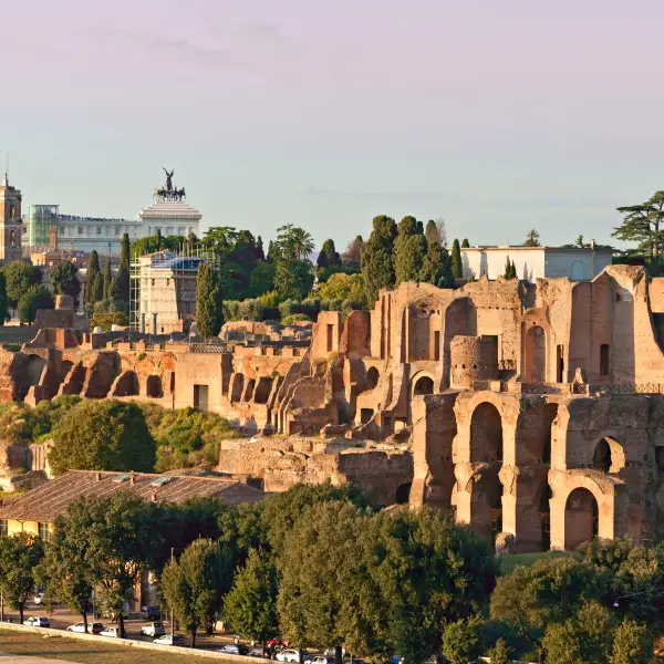 Circus Maximus, a historic Roman chariot racing stadium and entertainment venue