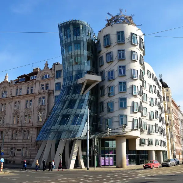 The Fred and Ginger Dancing House in Prague