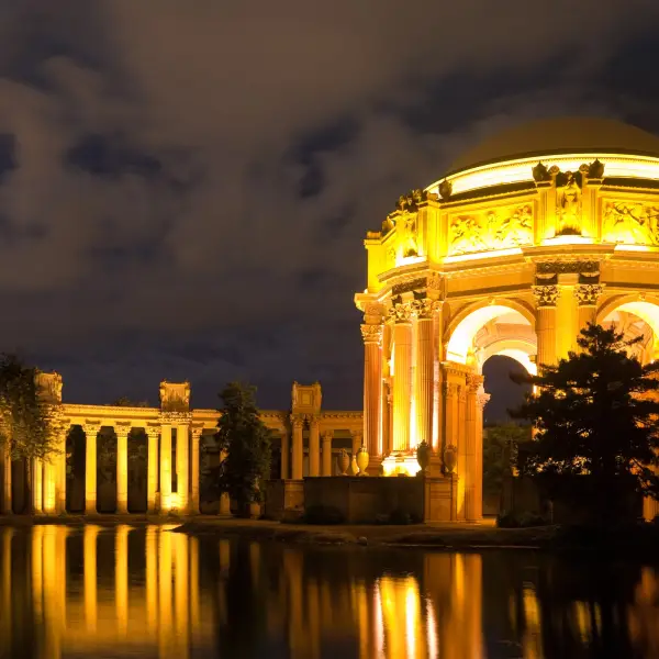 Interactive science exhibits at the Exploratorium museum