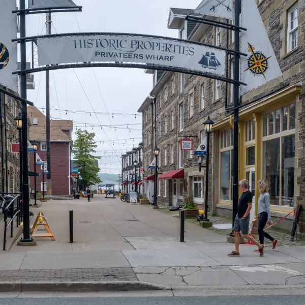 A beautiful view of Halifax historic properties, showcasing the preserved architecture and heritage buildings
