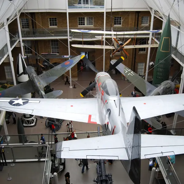 War History Exhibits at The Imperial War Museum, London