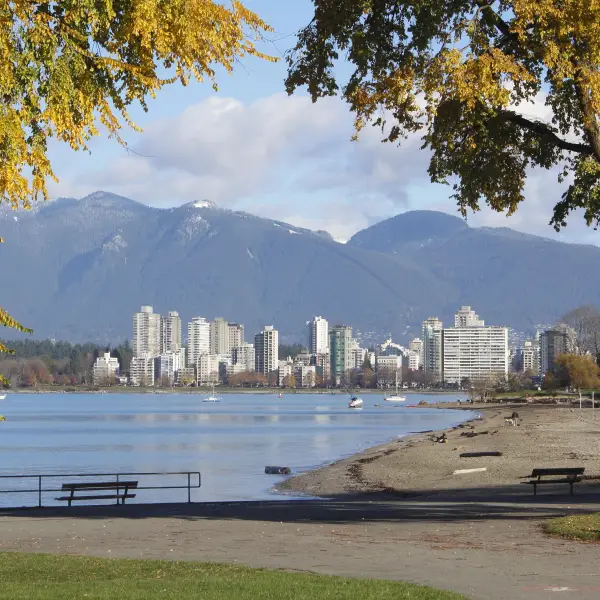 Sunny Day at Kitsilano Beach, Vancouver