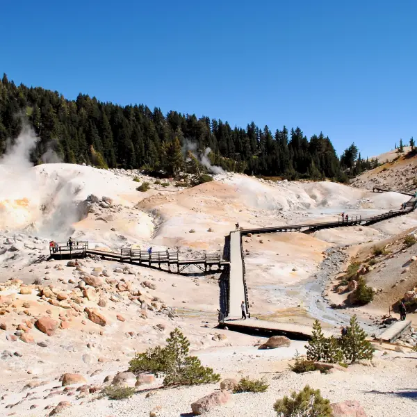 Volcanic Landscape of Lassen Volcanic National Park