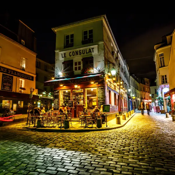 Scenic view of Montmartre, a charming artistic district in Paris