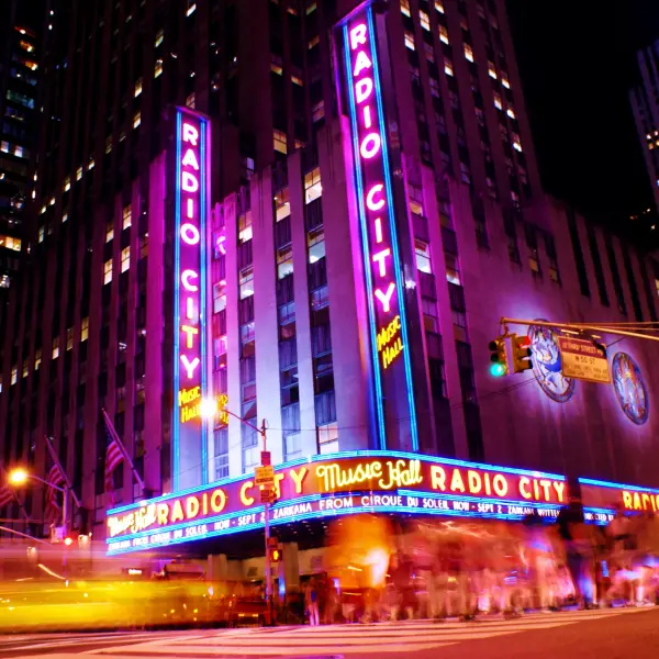 Iconic Radio City Music Hall in Midtown