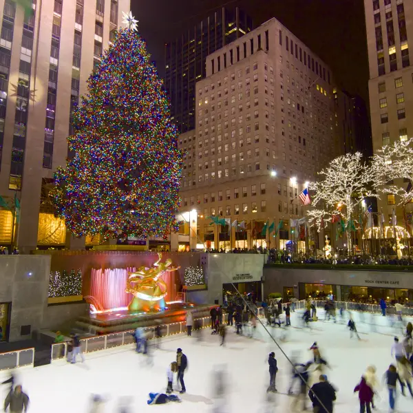 Glistening Christmas at The Rockefeller Center