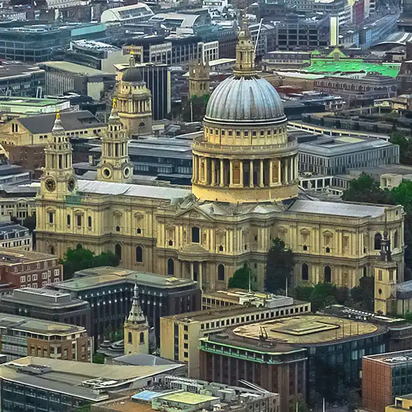 Baroque Architecture of St. Paul's Cathedral, London