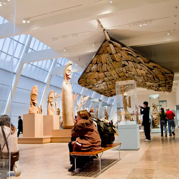 View of the Metropolitan Museum of Art's interior, showcasing its stunning architecture and vibrant cultural significance.